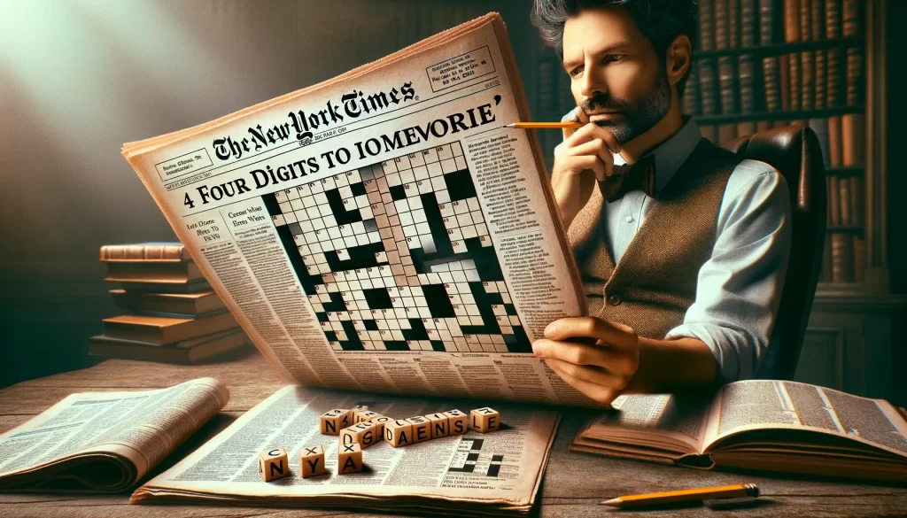 Four Digits to Memorize NYT crossword